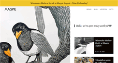 Desktop Screenshot of magpiecafe.com