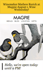 Mobile Screenshot of magpiecafe.com